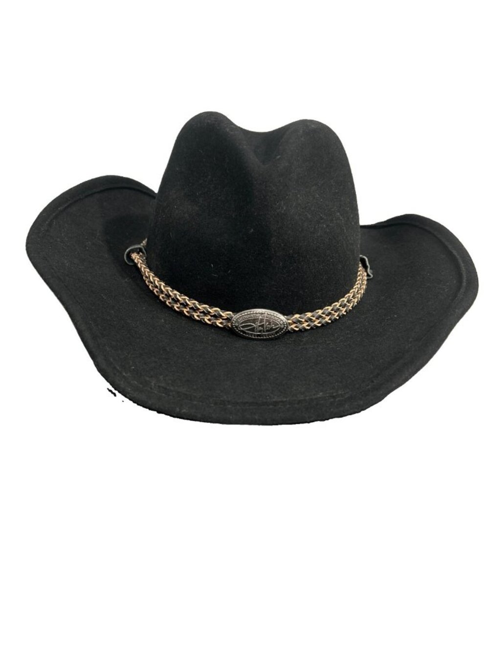 Vintage Toby Keith Brown Cowboy Hat Size L/XL 100% Wool Handmade By Scala USA